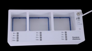 Imagem do produto Frmcia Eletrnica: Organizador de Remdios com Alarme programvel e 3 compartimentos independentes.